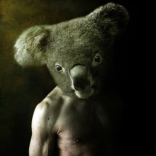Illustration for article titled These photoshop mashups of humans and animals freak the hell out of me